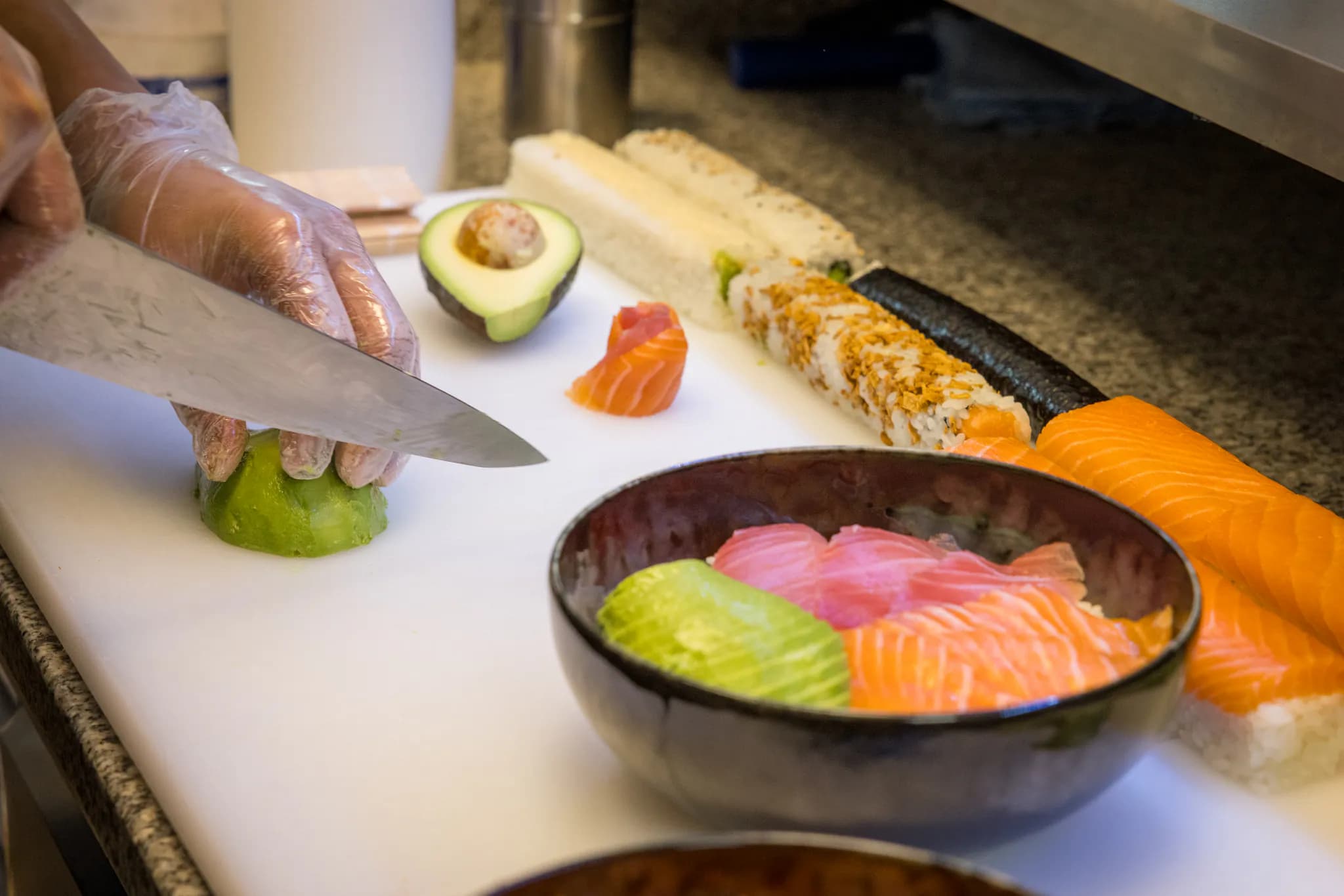 Poke Bowl composition