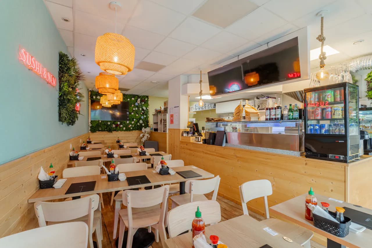 Sushi bar counter